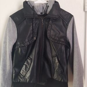 Faux-Leather jacket